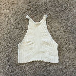 Vici/Chrysanthemum White Tank Top